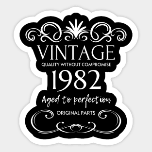 Vintage 1982 - Birthday Gift For Men Sticker